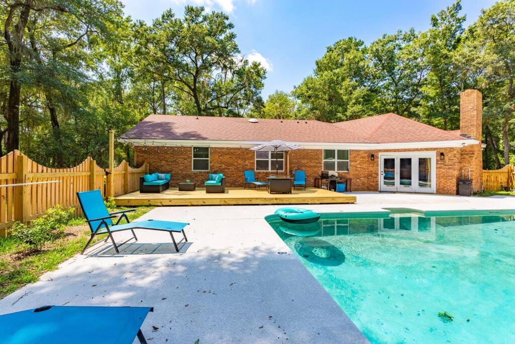 Golden Isles Lrge Home- Huge Pool, Hot Tub, Game Rm Brunswick  Kültér fotó